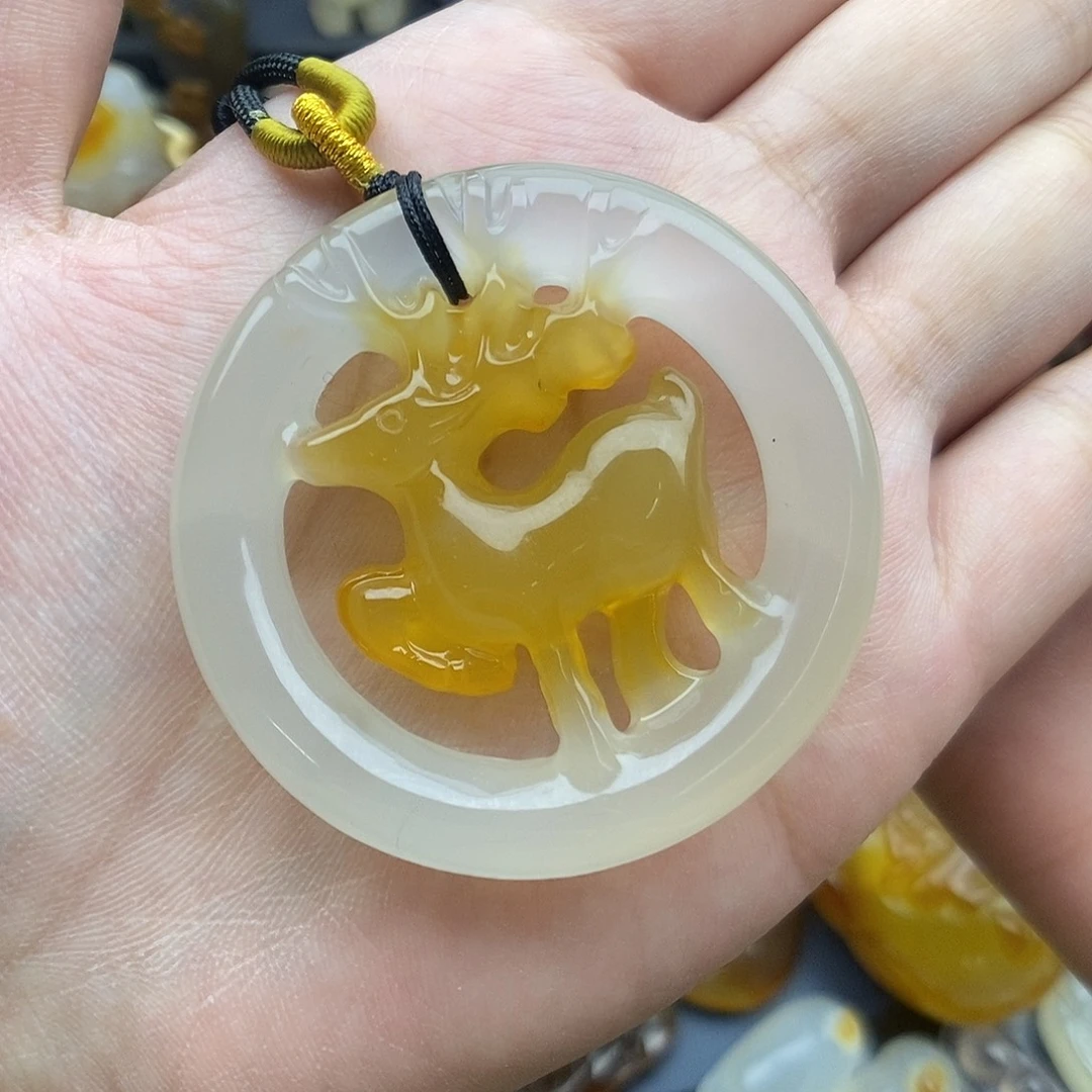 玛瑙/玉髓未镶嵌颈饰