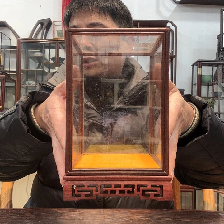 红酸枝木类红酸枝玻璃罩471