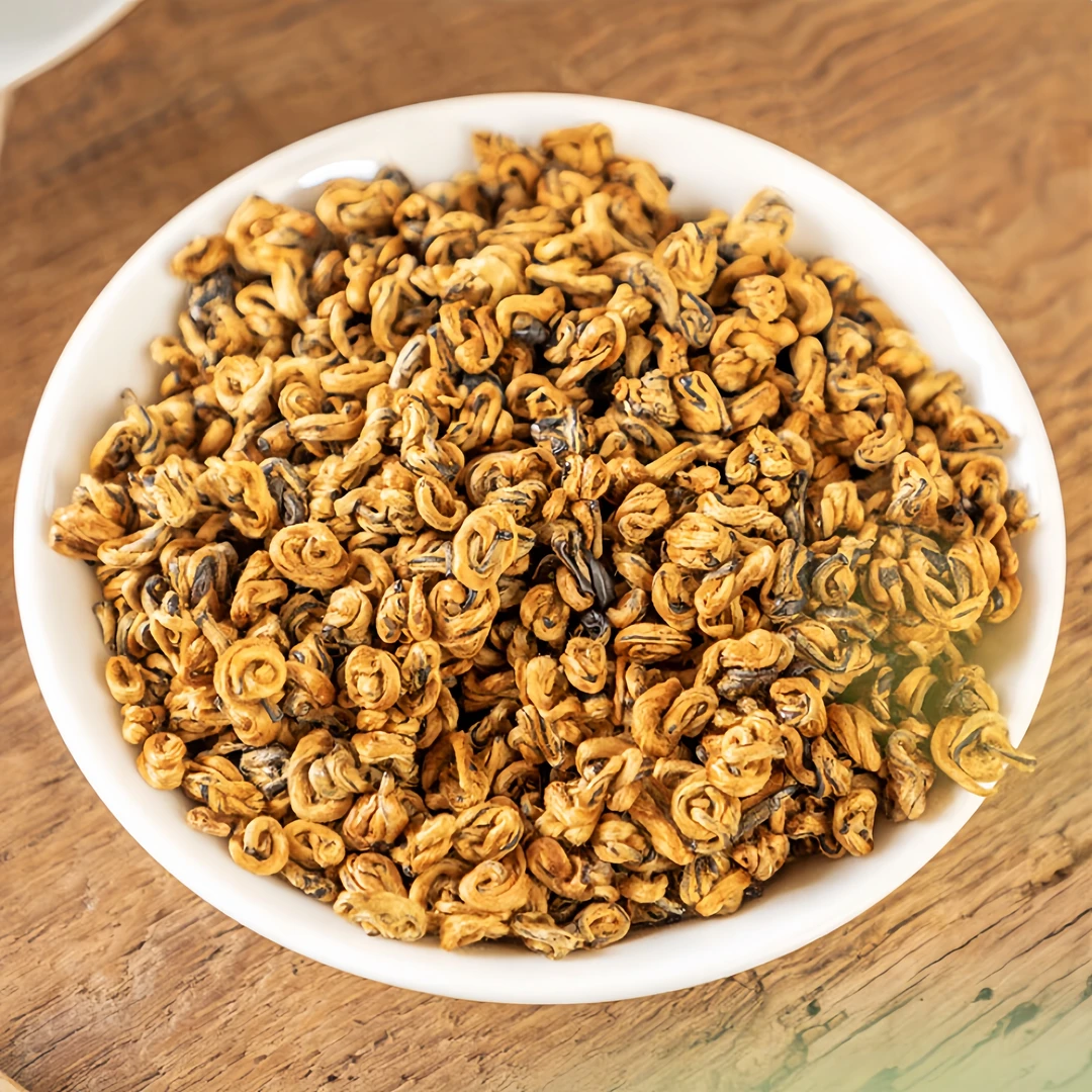 滇红金螺茶叶纯芽清甜蜜香工夫红茶耐泡浓香型高级茶叶送礼自己喝