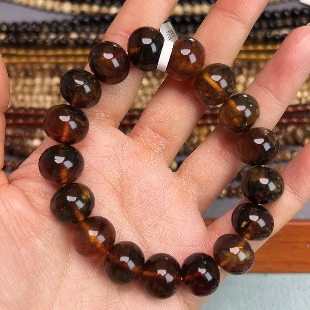 琥珀未镶嵌裸石抚顺琥珀十四10595