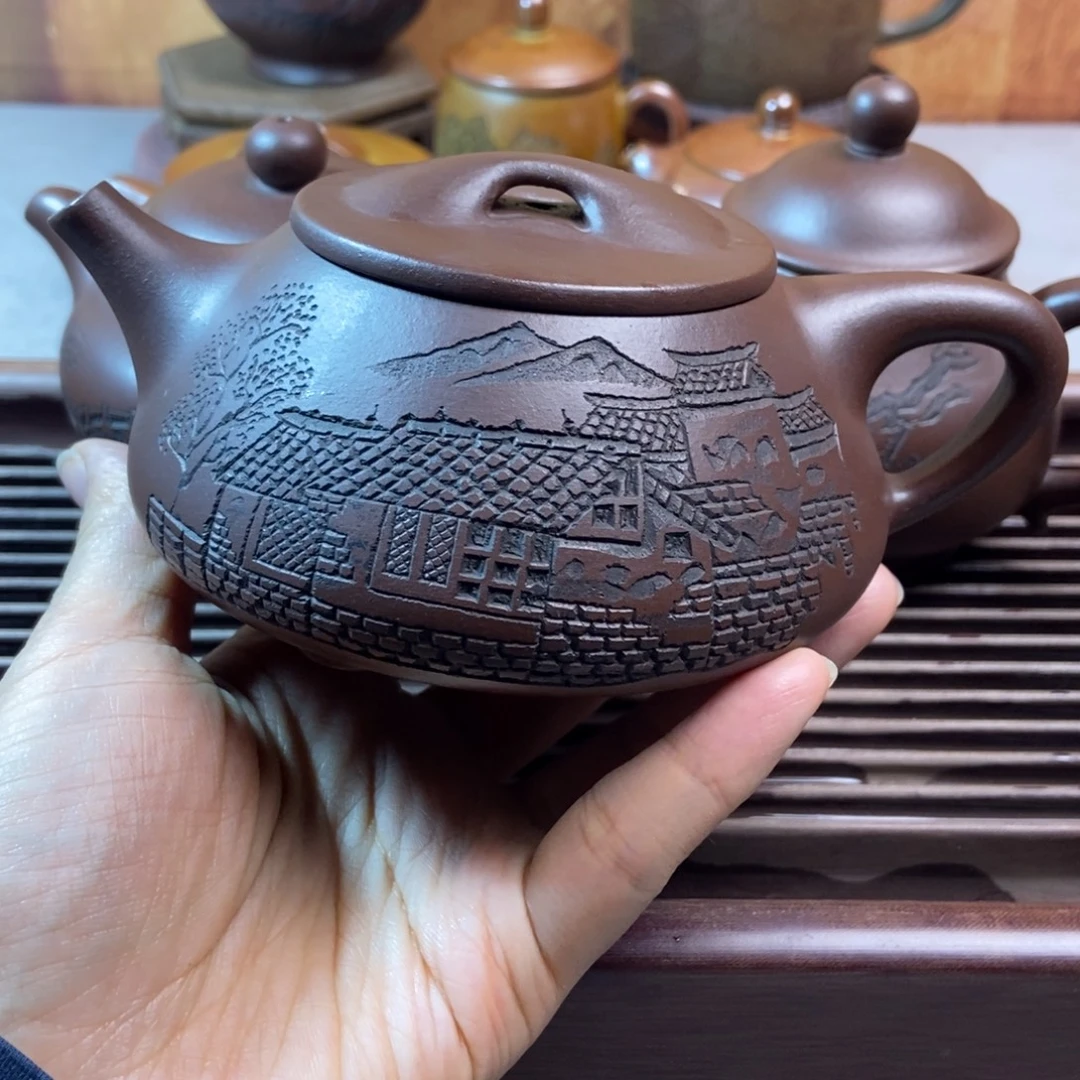 紫砂茶壶紫砂全手工定制