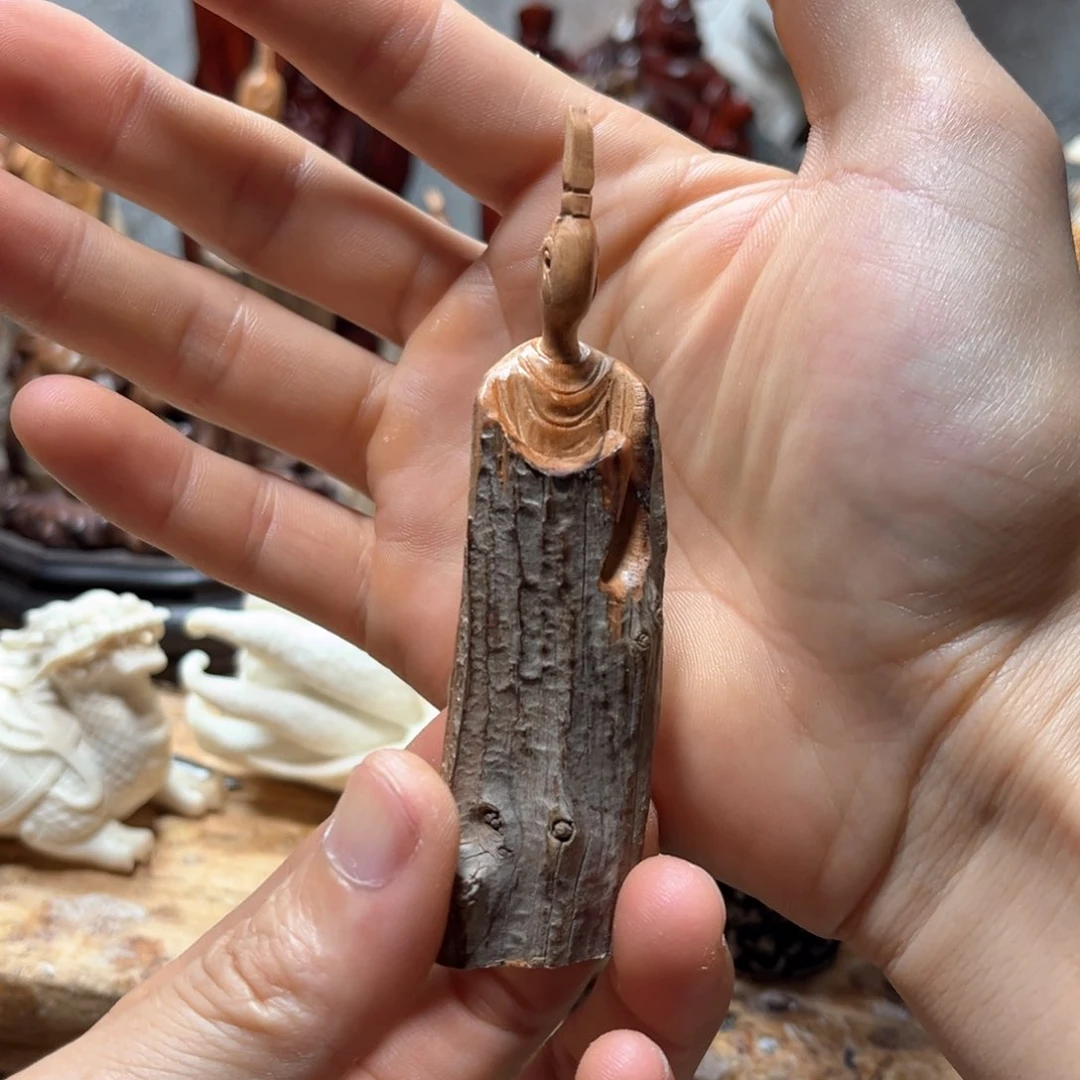 木木雕工艺无相摆件