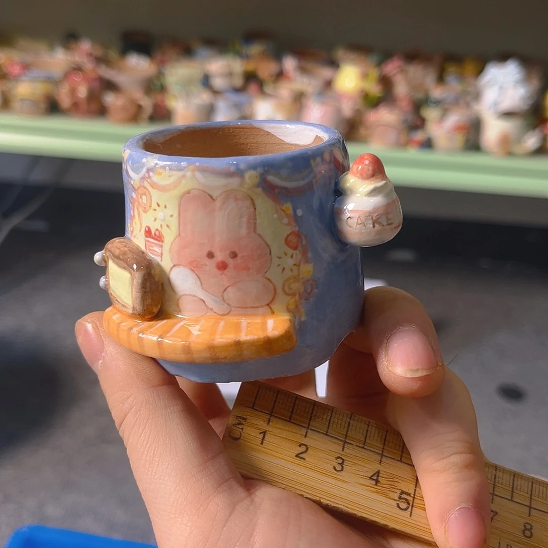 红陶老梧家瑕疵多肉花盆