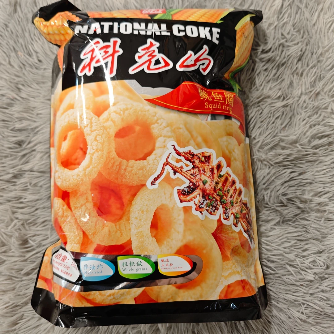 港式乐滋科克山鱿鱼圈（膨化食品）