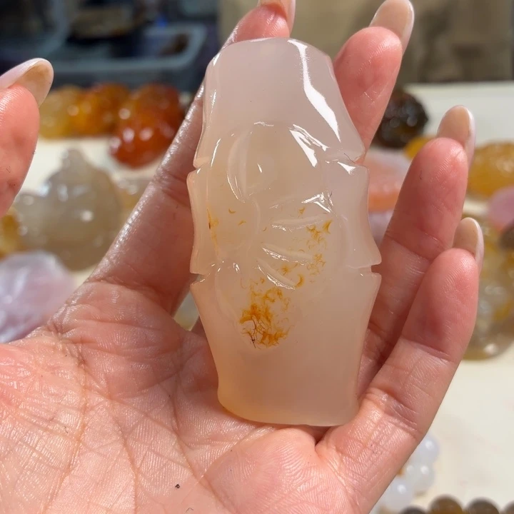 玛瑙/玉髓未镶嵌吊坠(不含链)