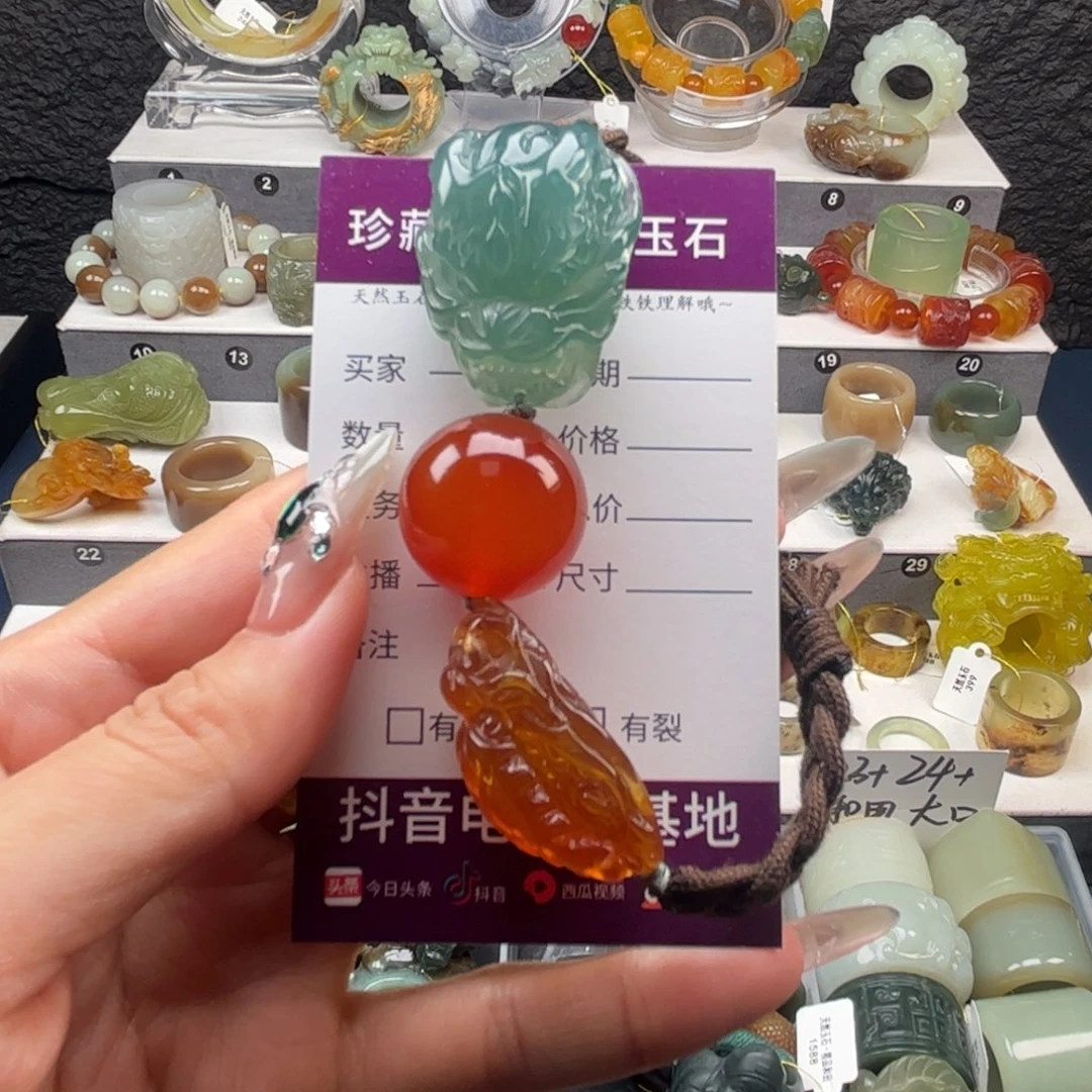 未镶嵌蛇纹石玉手绳