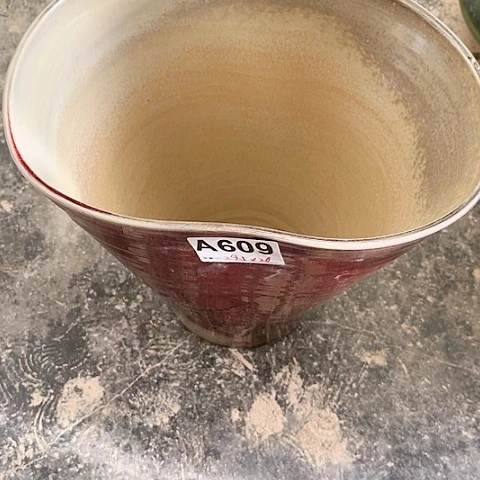 红陶周*景德镇陶瓷花盆手工