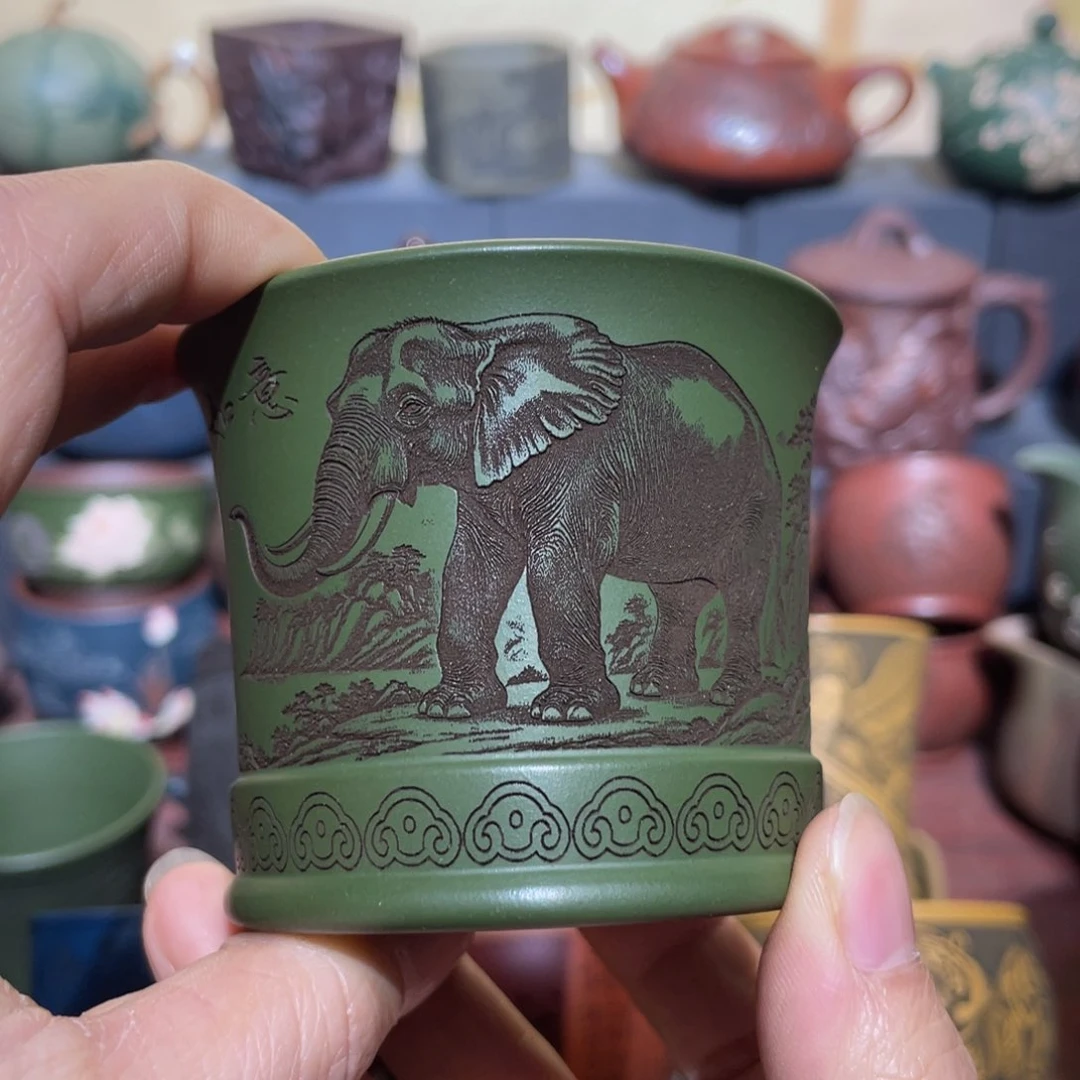 原矿紫砂手工主人杯