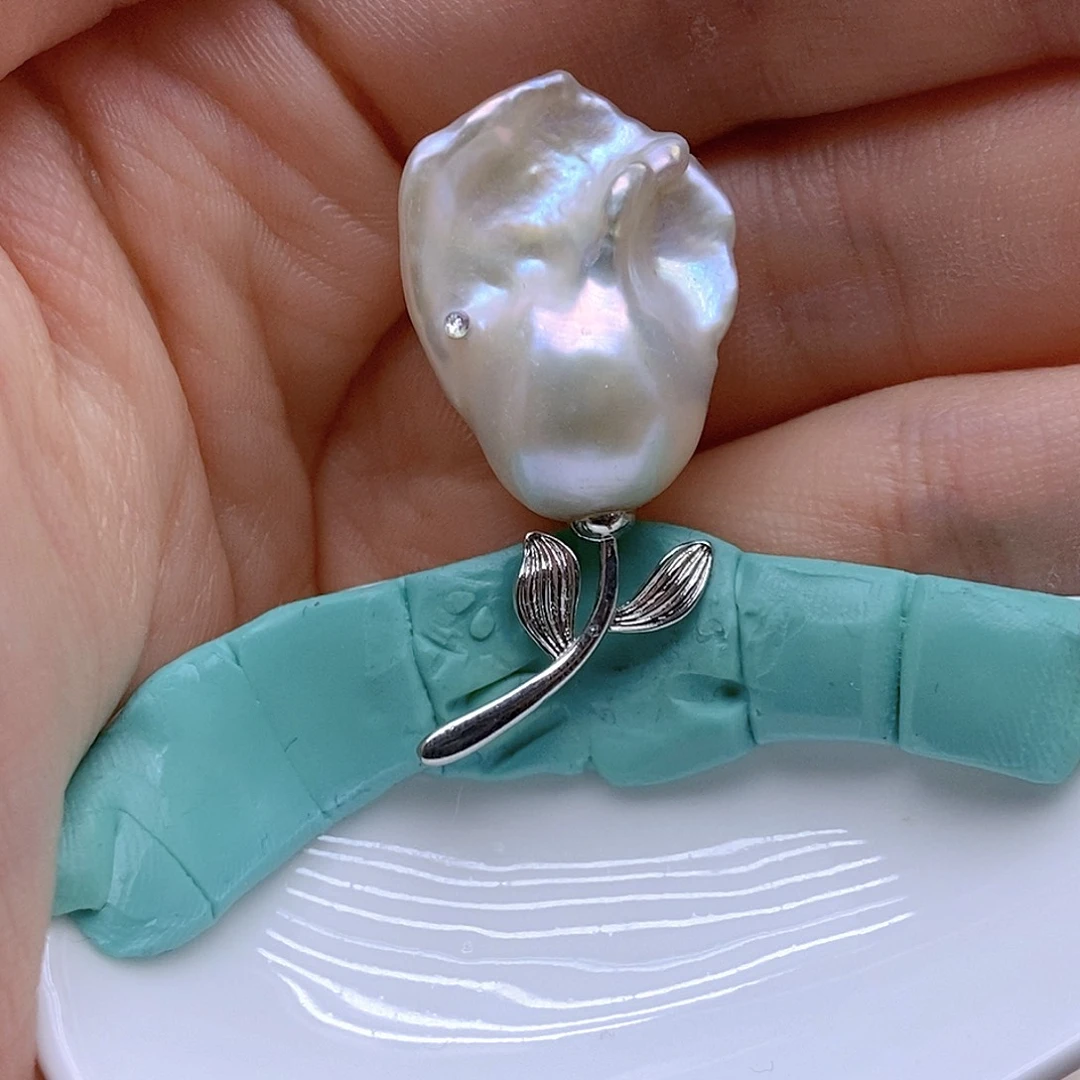 吊坠(不含链)未镶嵌淡水珍珠