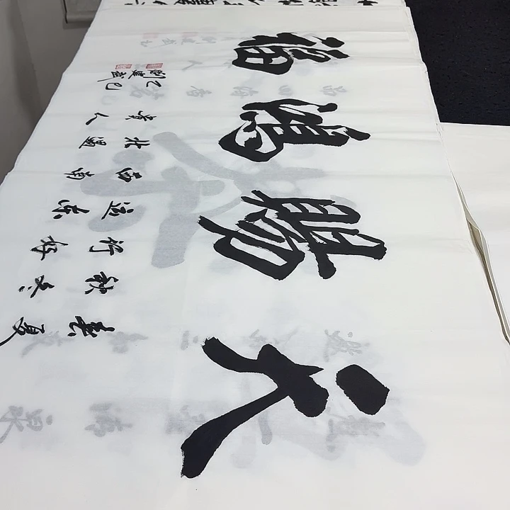 书法老师精品行书平尺