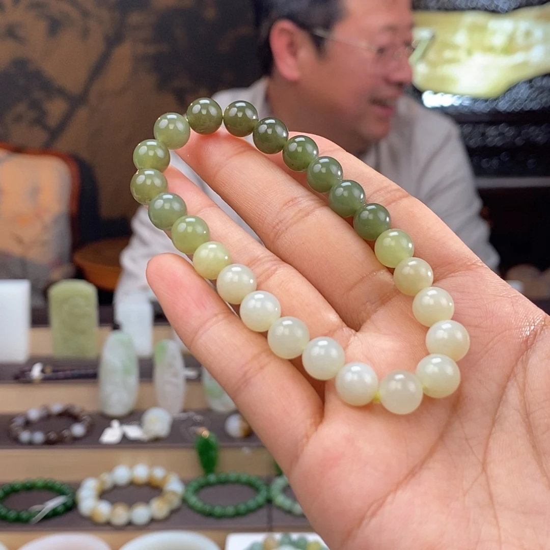 【闪购商品】和田玉手串未镶嵌y****）