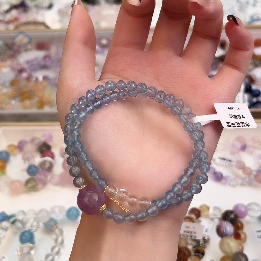 水晶手链未镶嵌水晶手串