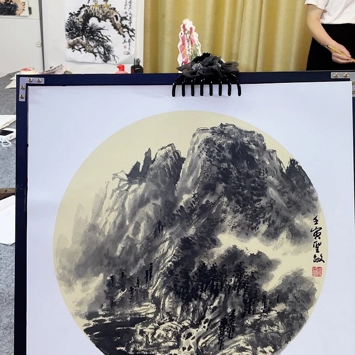 国画张圣敏先生纯手绘作品