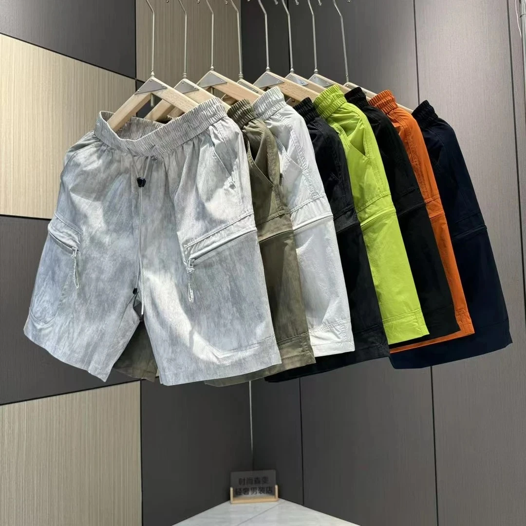 夏季男士户外透气舒适休闲薄款工装风简约潮流百搭运动短裤