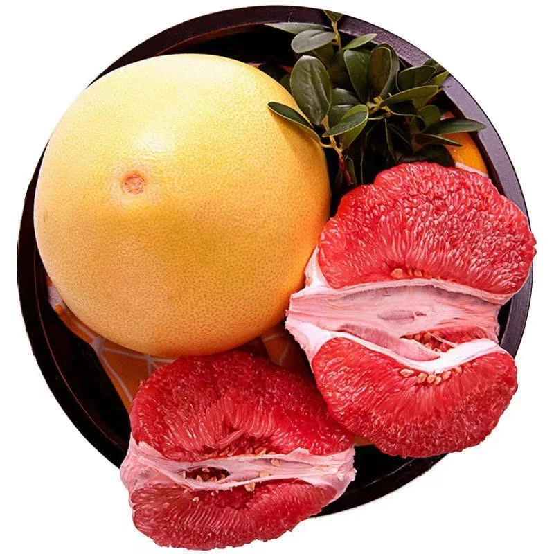 福建平和红心蜜柚老树头茬鲜果皮薄肉厚多汁新鲜水果
