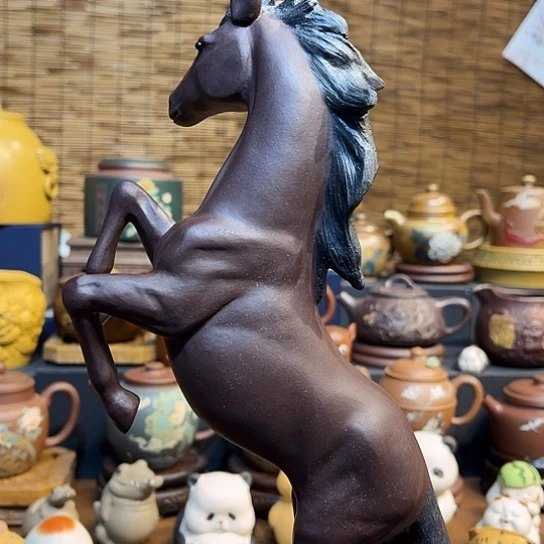 紫砂茶杯紫砂雕塑摆件