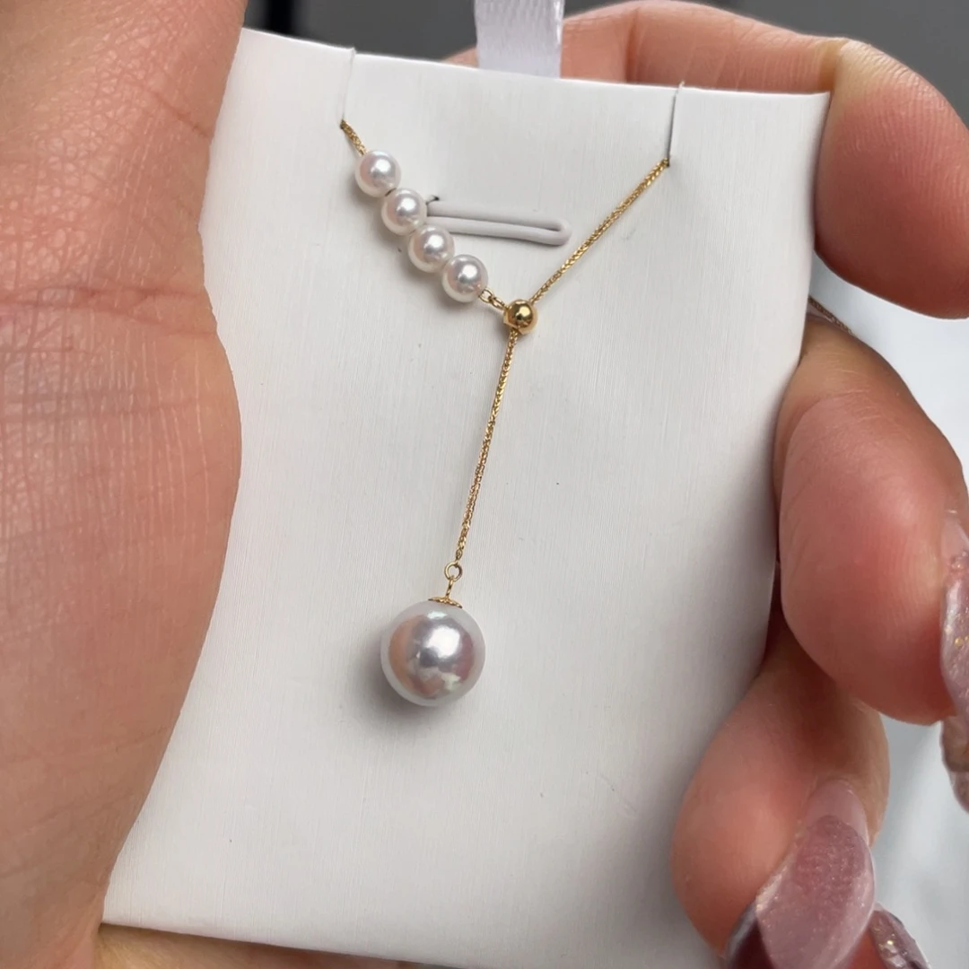 海水珍珠颈饰18K金镶嵌