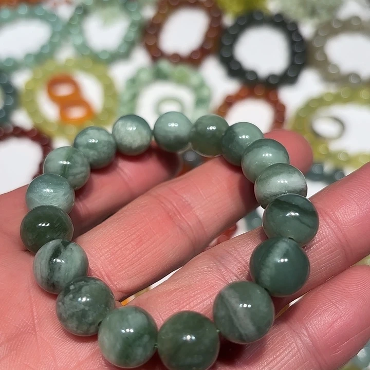 蛇纹石玉未镶嵌手串