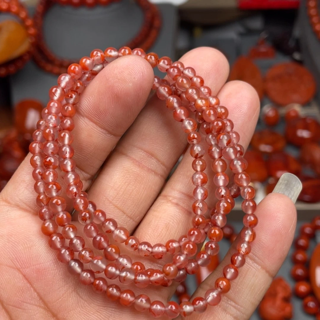 【闪购商品】南红玛瑙珠宝奇石未镶嵌多圈4