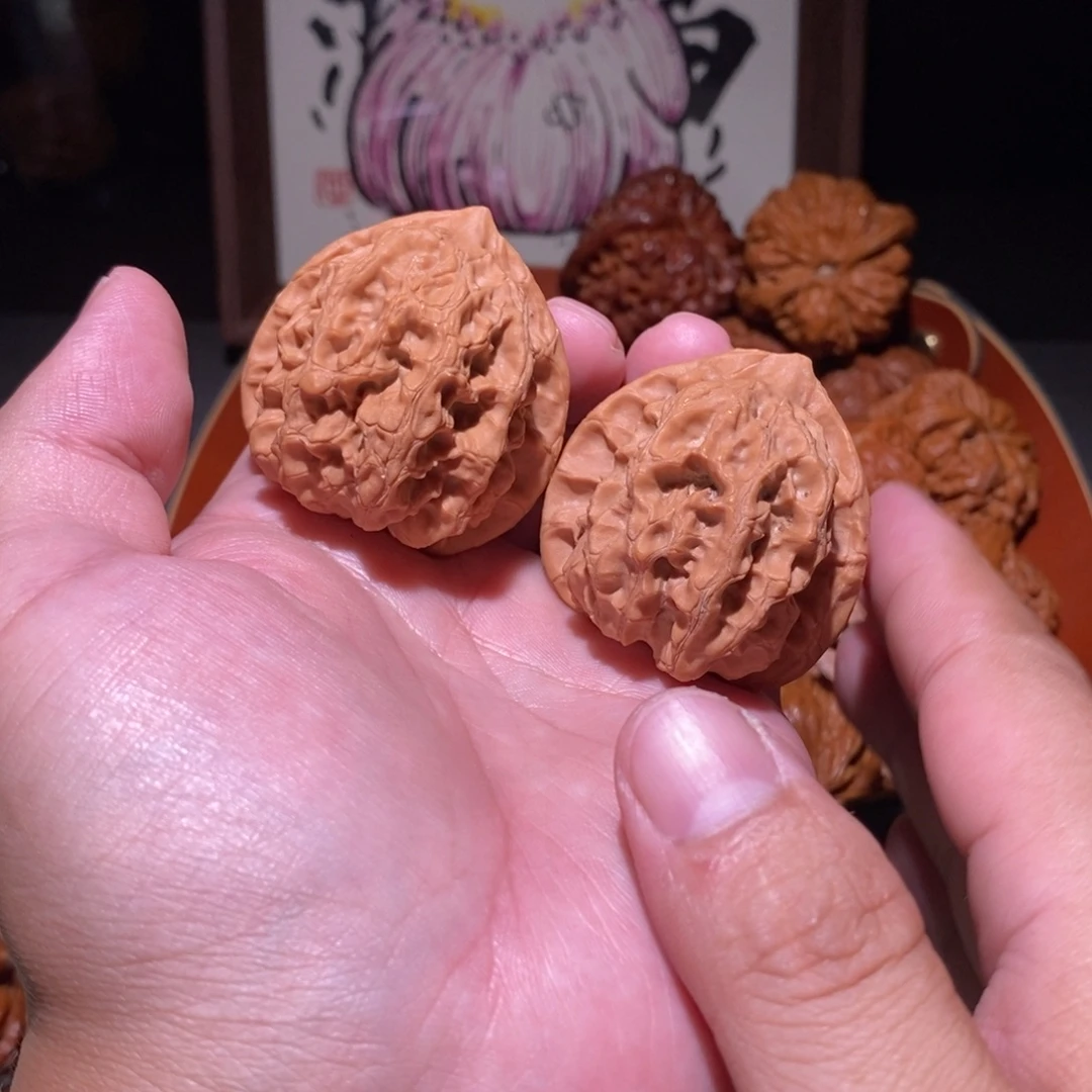 吊坠文玩核桃全品40+梨木台9087