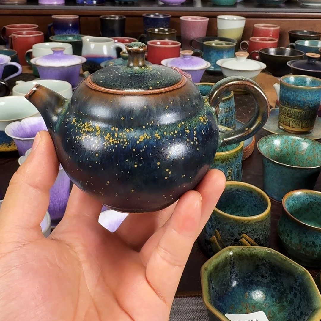 萤火虫釉茶壶任晓飞老师
