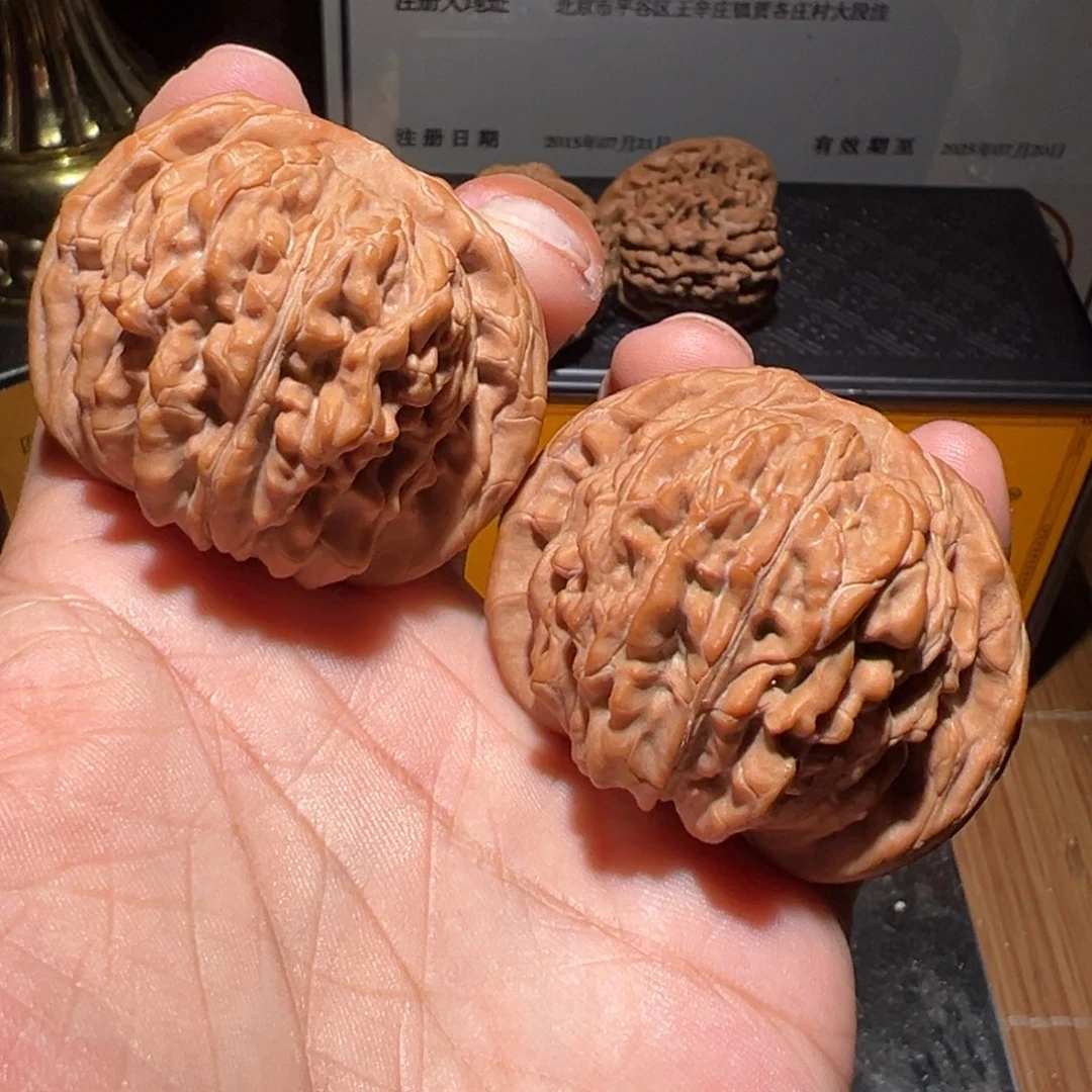 把件文玩核桃46尺寸一代四座楼全品