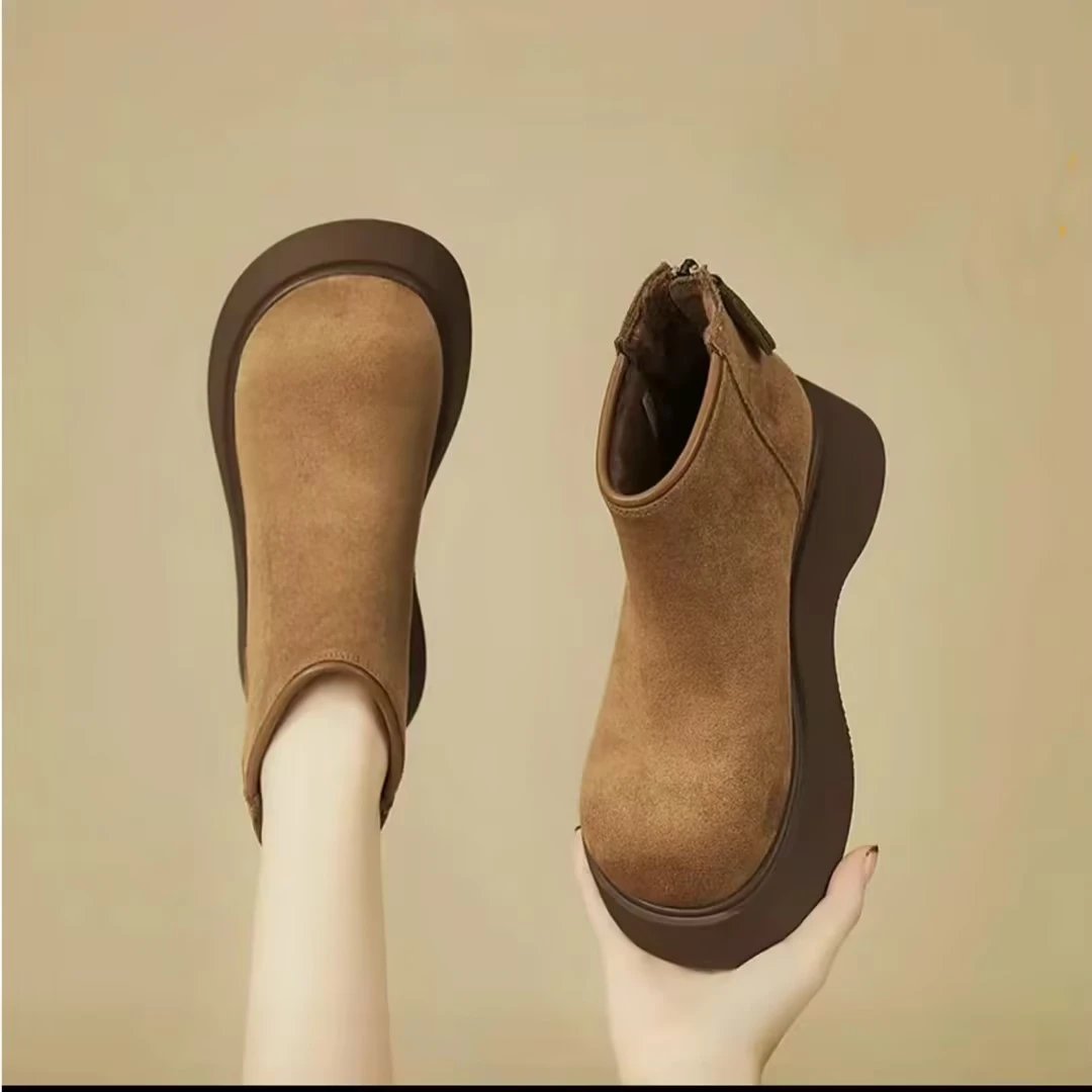 品牌补贴！！！2025新款春款厚底增高显瘦时尚百搭软底防滑勃肯鞋