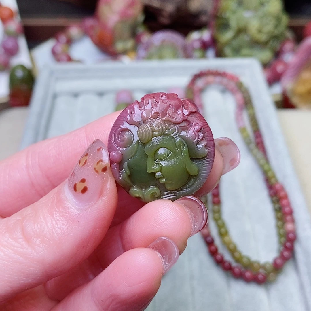 玛瑙/玉髓珠宝奇石未镶嵌江****月盐源玛瑙定制