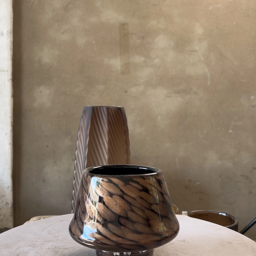 弘扬琉璃花器微瑕高度13