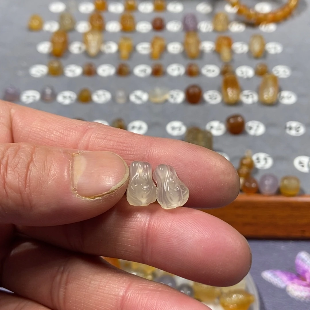 【***赏玛瑙/玉髓合金颈饰白菜