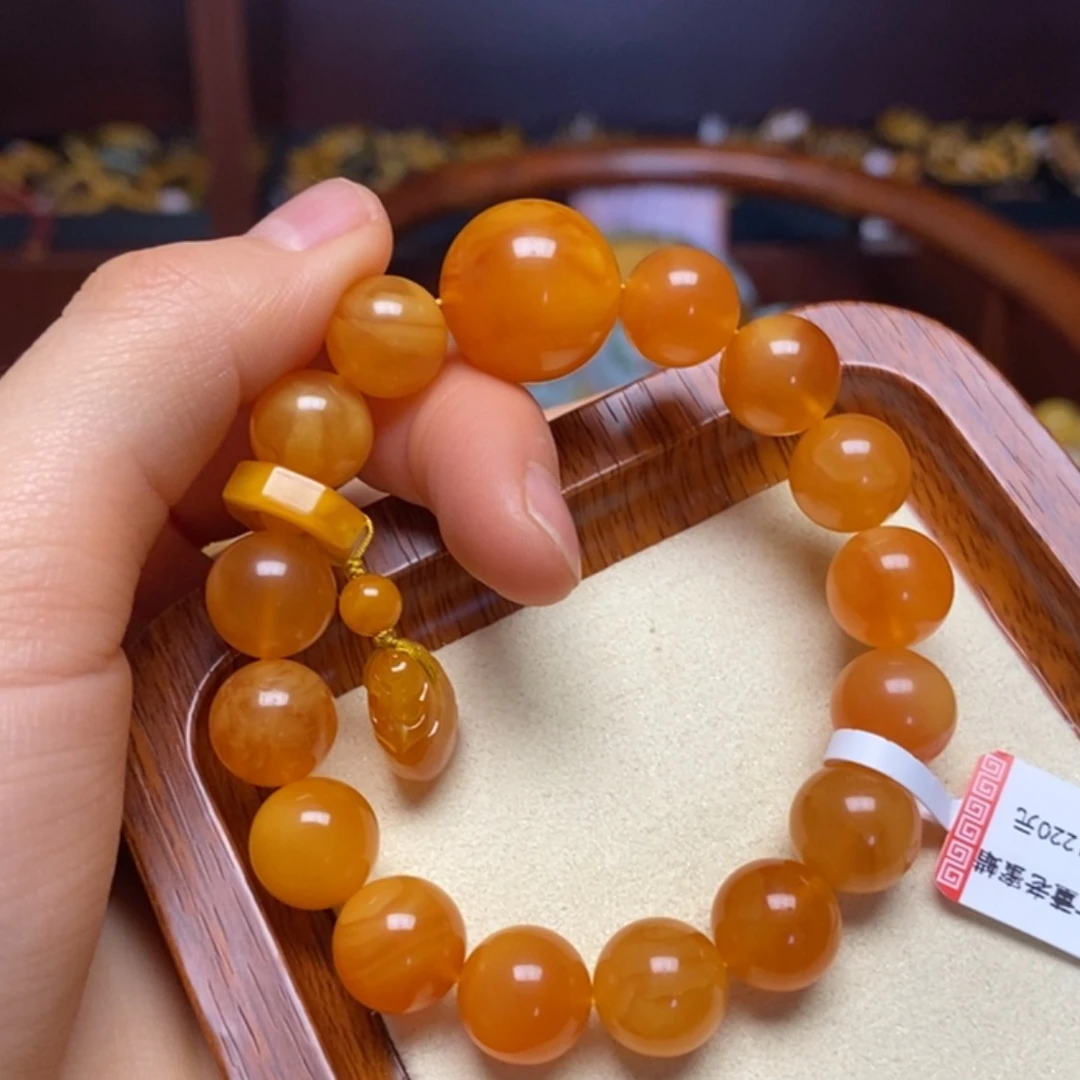 【闪购商品】蜜蜡手链未镶嵌手串