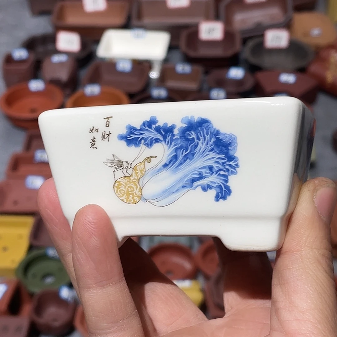 紫砂M****.紫砂小盆7.5*3.5