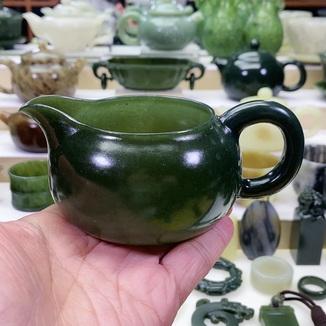 和田玉公道杯未镶嵌230ml