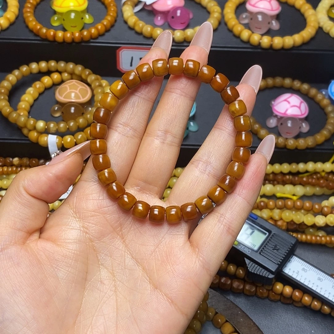 龙眼菩提吊坠农**拳龙脊菩提直切全透单圈卡7➕