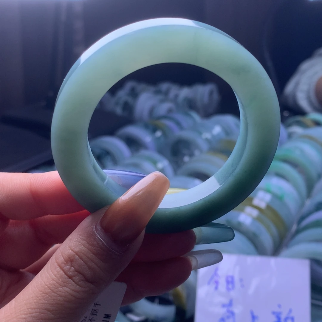 定制翡翠未镶嵌52-55美人条