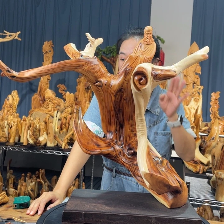 柏木（崖柏）随型摆件