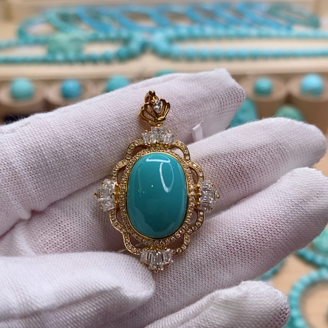 绿松石未镶嵌珠宝奇石