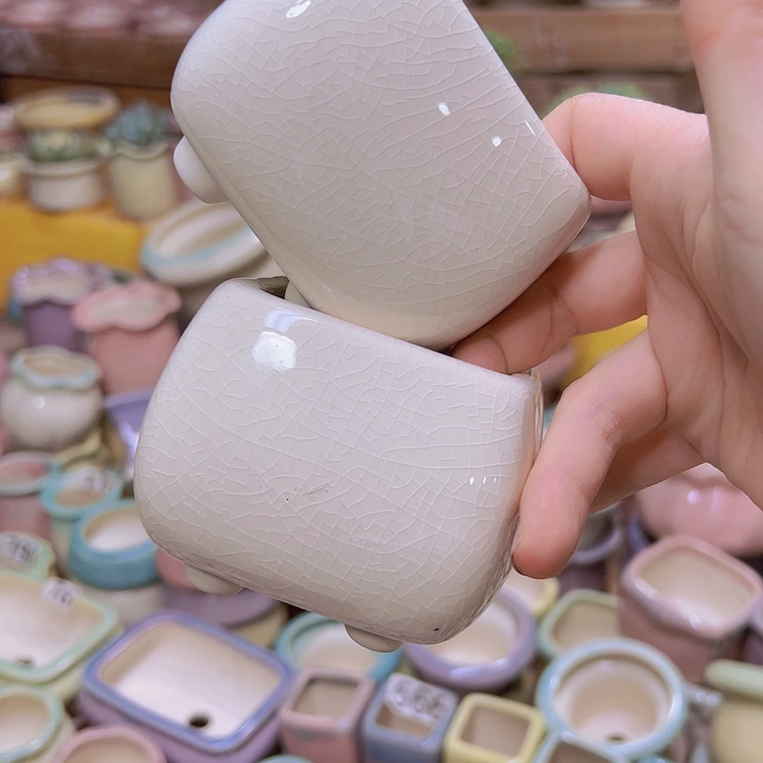 陶瓷花盆当场满12包邮