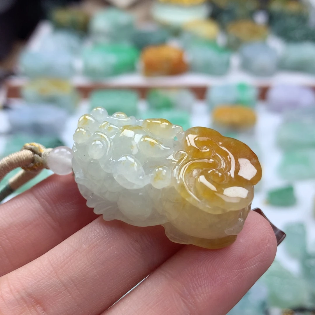 翡翠未镶嵌颈饰翡翠貔貅14