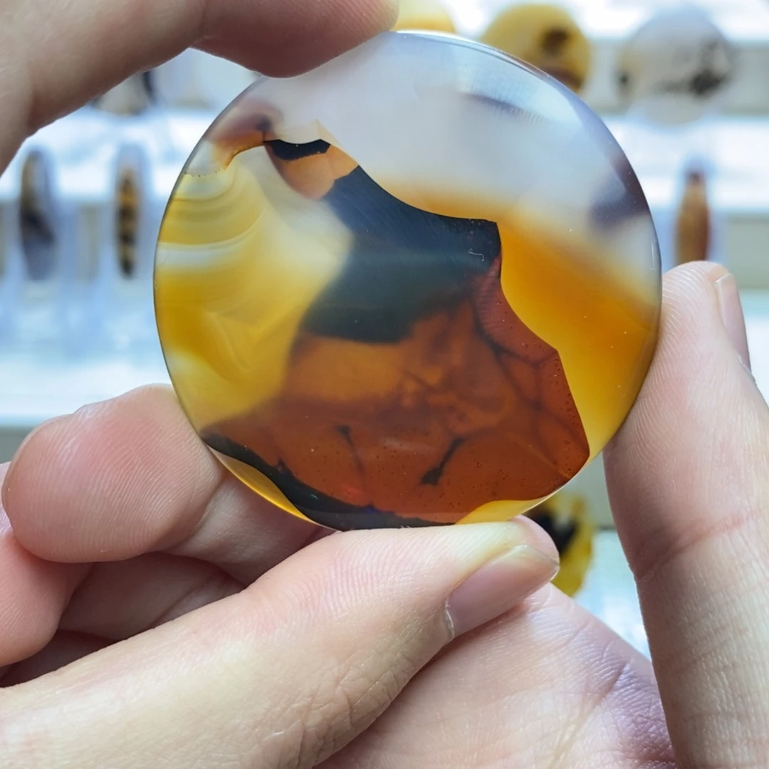 玛瑙/玉髓未镶嵌吊坠(不含链)