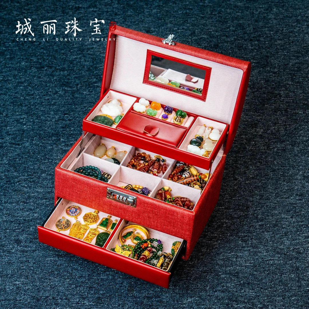 首饰盒/箱 【城丽珠宝】首饰盒摆件展示盘/个FL-2999