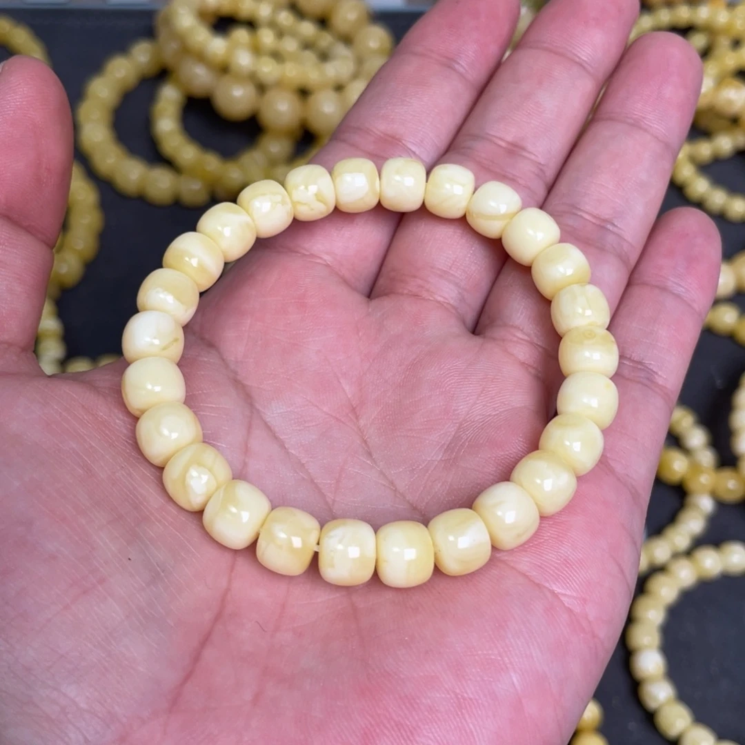 蜜蜡未镶嵌裸石蜜蜡手串8.5mm