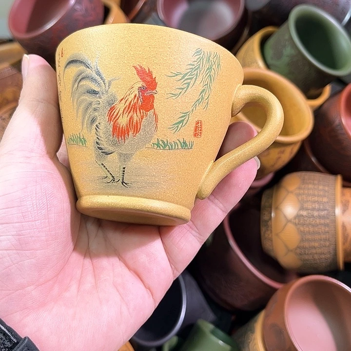 茶杯紫砂全手工紫砂主人杯