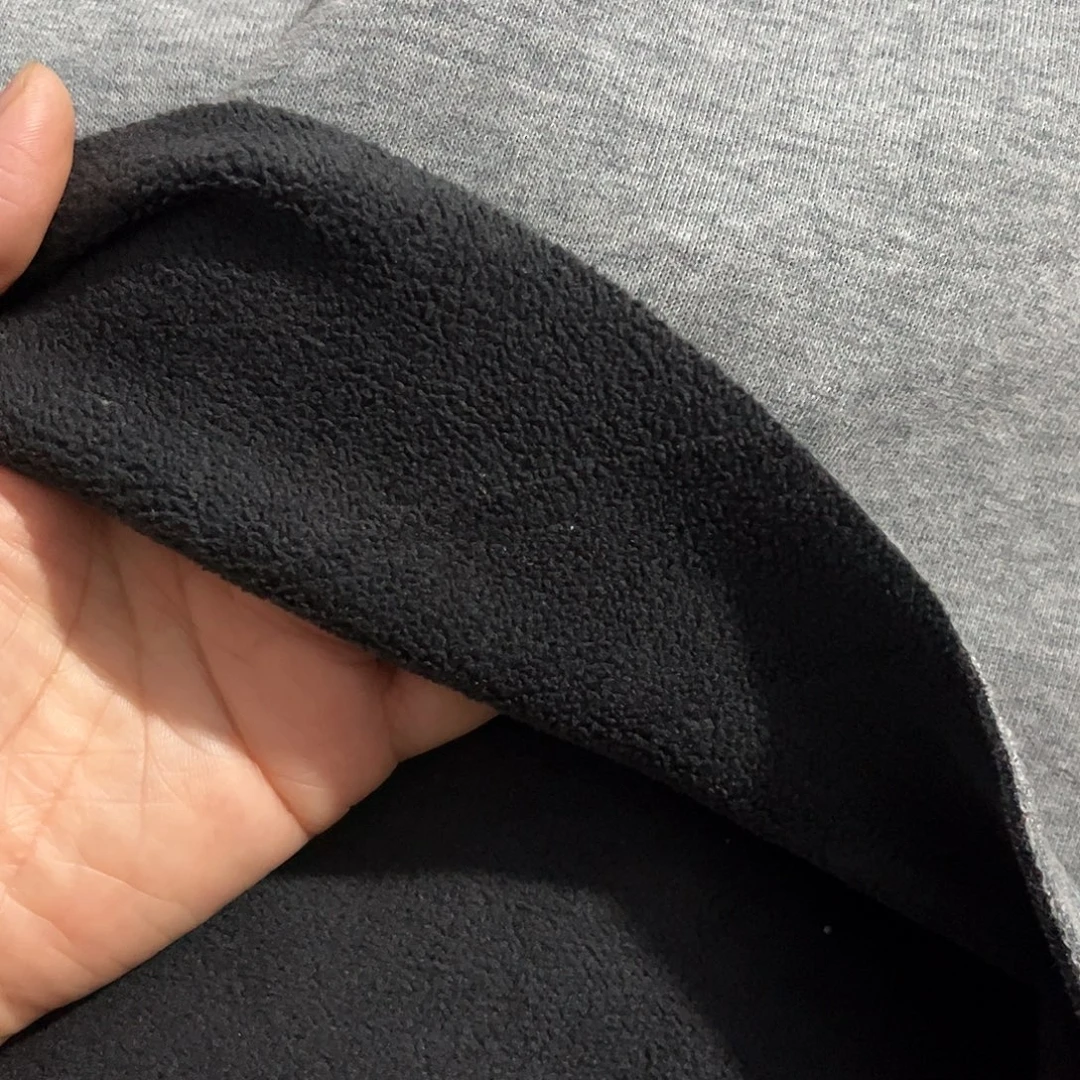 花灰色奥利绒1.8×2米长带螺纹