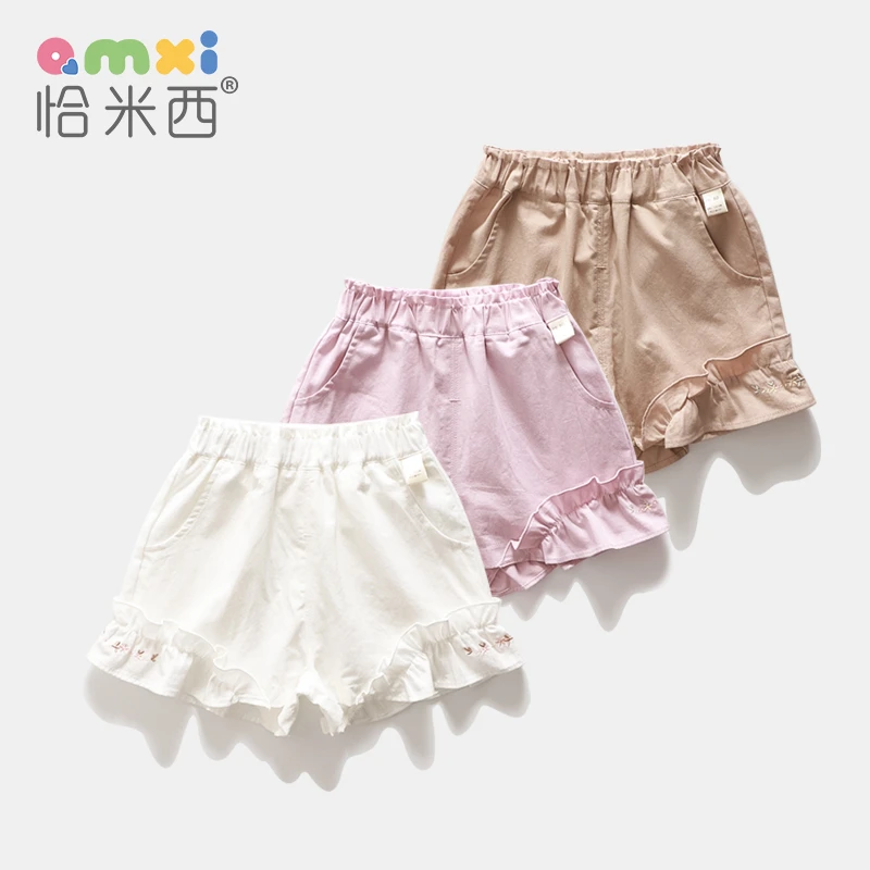 2025夏装女童短裤纯棉花苞裤1-2岁女宝宝夏季薄款休闲裤小童裤子