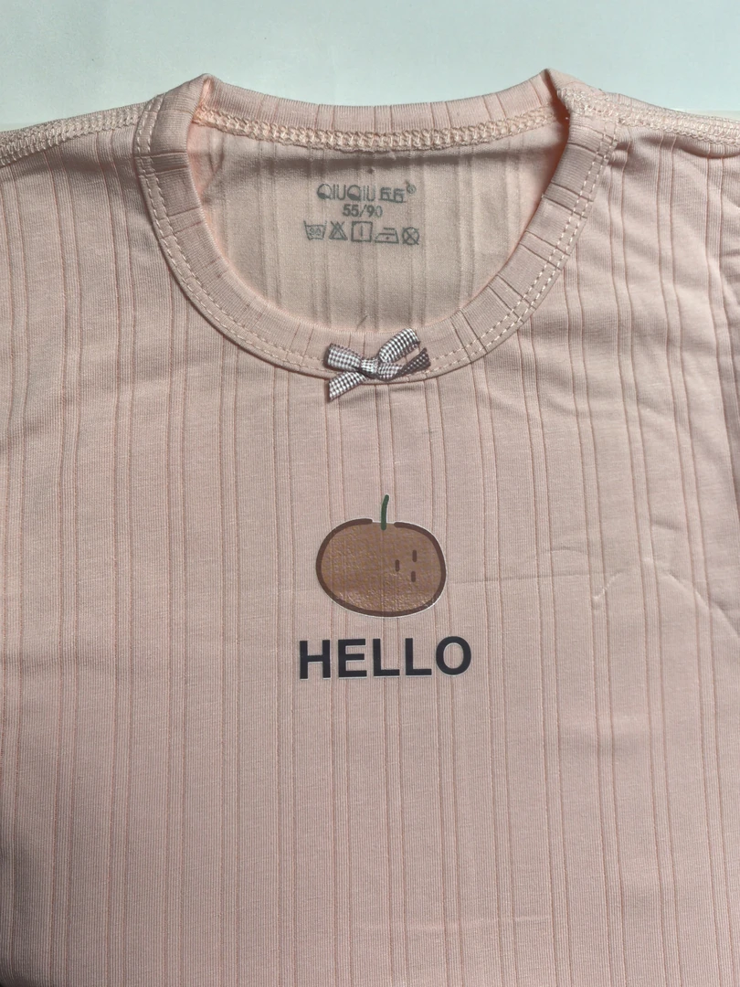 儿童夏季薄款家居服时尚条冰爽空调服套装