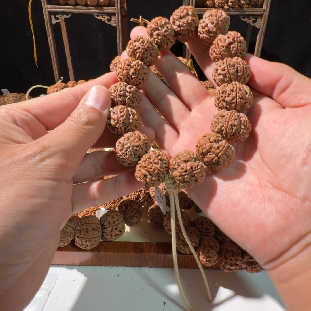 金刚菩提手串杜23尺寸6瓣超头