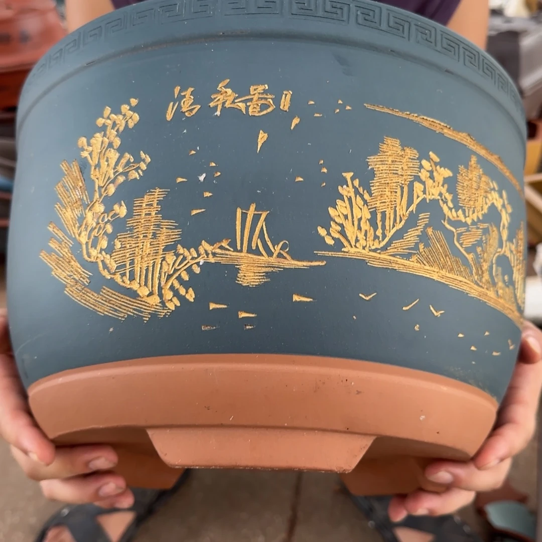 紫砂花盆口径30.20口径