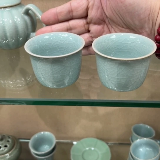瓷片陶瓷茶具汝瓷茶具