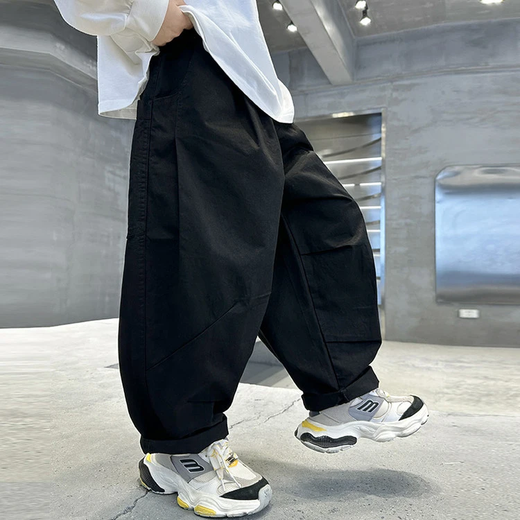 男童裤子2025新款儿童中大童工装裤男孩休闲裤长裤运动裤时尚韩版